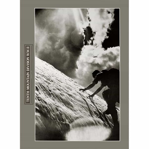 Ice Climbing 10th Mountain Division Poster 16 x 22 inches