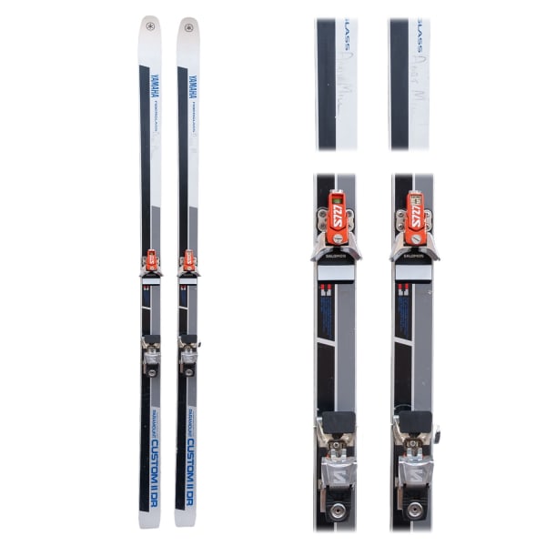 1970's Yamaha Fiberglass Custom Downhill Racing Skis, Signed By Andy Mill