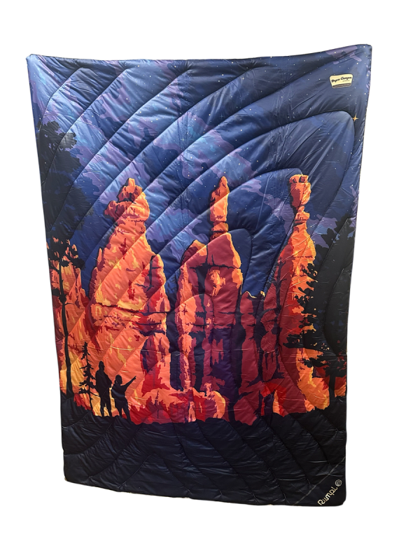 Bryce Canyon Night Sky Rumple Puffy Blanket