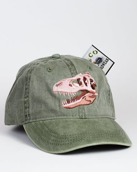 T-Rex Skull Ball Cap