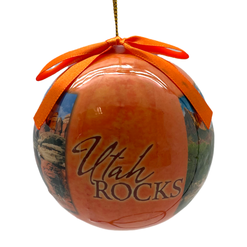 Utah Rocks Christmas Ornament