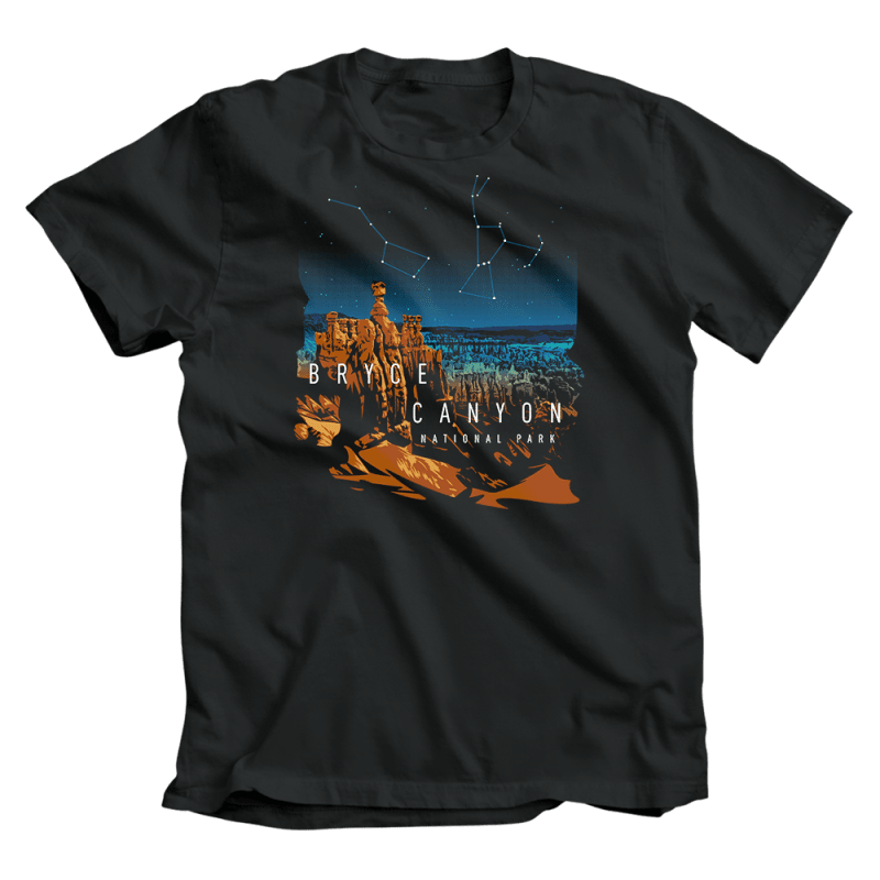 Bryce Canyon Official Night Sky Short Sleeve T-Shirt