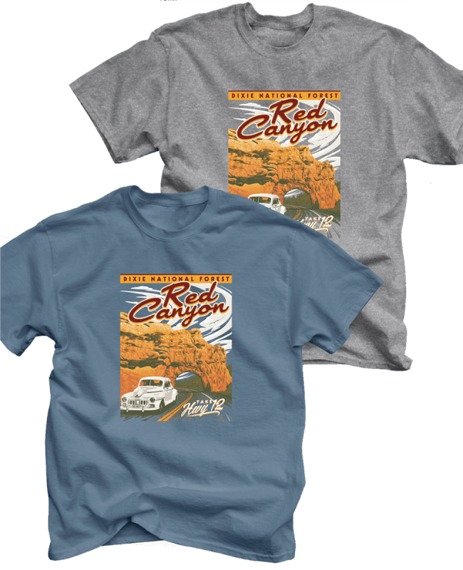 Red Canyon Dixie National Forest T-Shirt