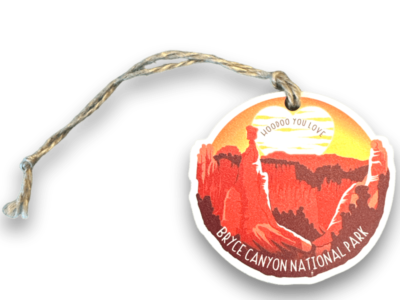 Hoodoo You Love Wooden Ornament
