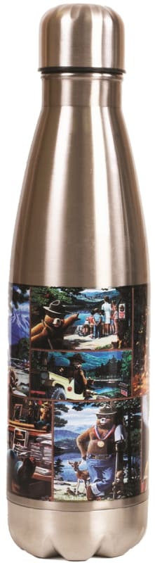 Smokey Bear Insulated Stainless Steel Bottle - SALE