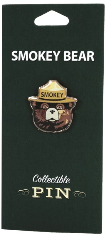 Smokey Bear Head Collectible Pin