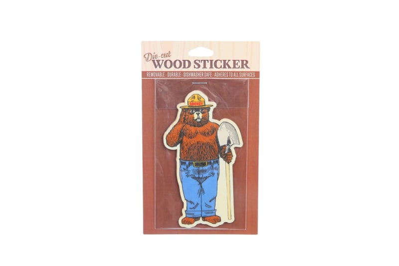 Wood Sticker Smokey Bear Wood Sticker Smokey Bear