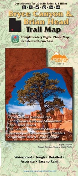 Bryce Canyon & Brian Head Trail map