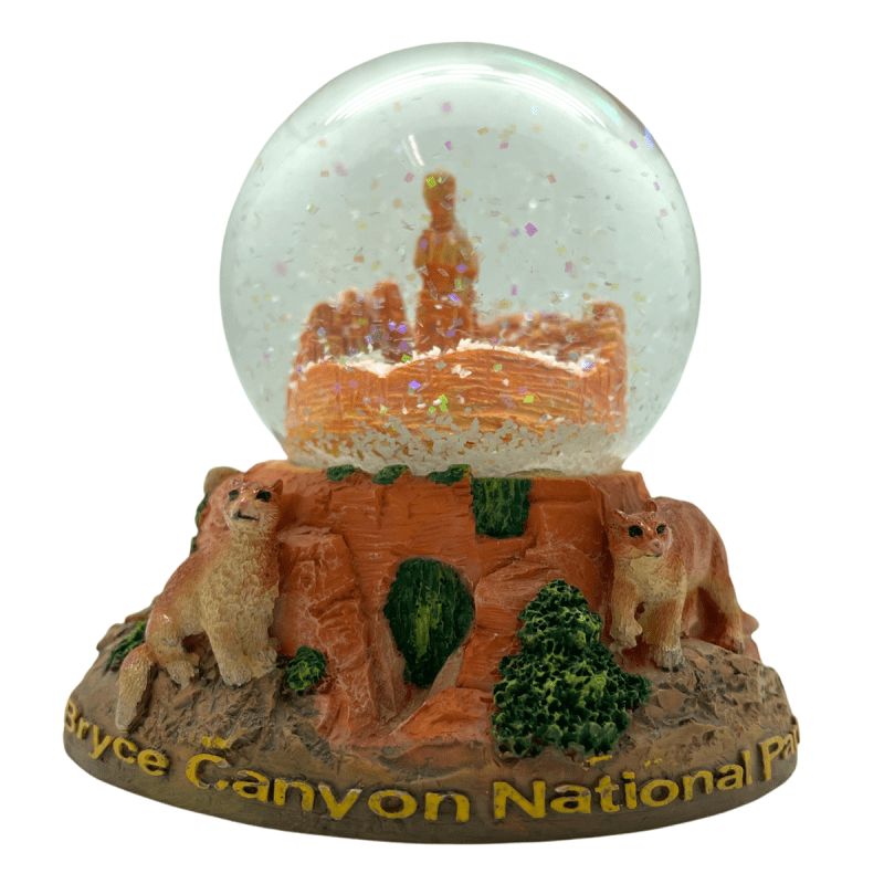Bryce Canyon Hand Painted Resin Snow Globe