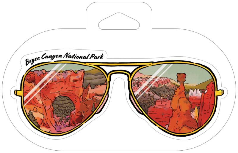 Bryce Canyon Glasses Sticker