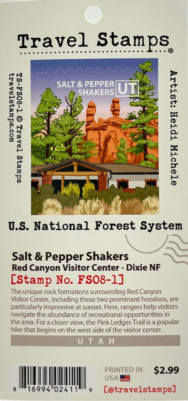 Red Canyon- Dixie National Forest Travel Stamp
