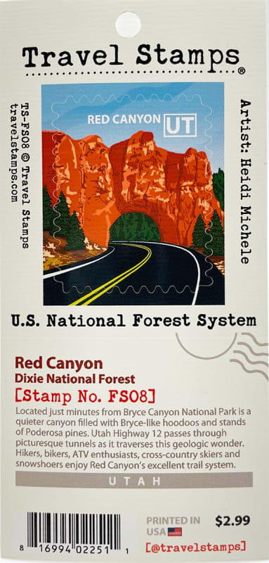 Red Canyon Visitor Center- Dixie National Forest Travel Stamp