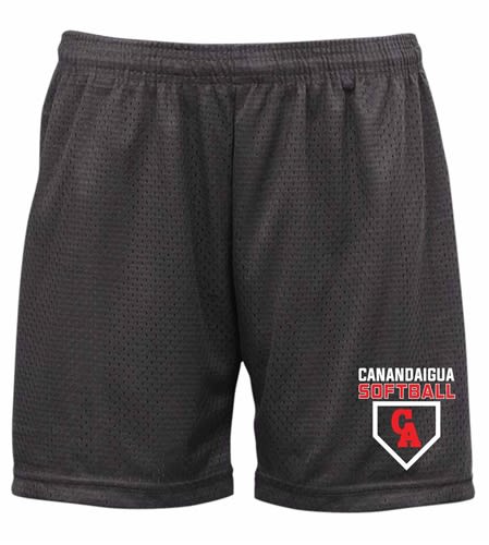 BADGER LADIES MESH 5" INSEAM SHORTS