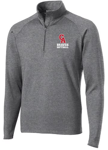 SPORT TEK WICKING STRETCH 1/2 ZIP PULLOVER