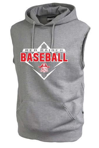 PENNANT SLEEVELESS FLEECE HOODIE