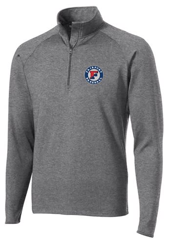 SPORT TEK WICKING STRETCH 1/2 ZIP PULLOVER - 3 COLORS