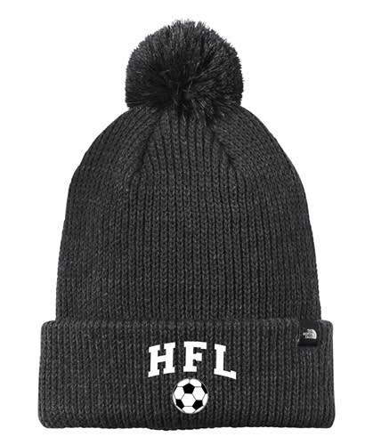 NORTH FACE RIB CUFFED POM BEANIE