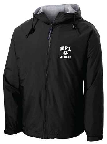 TEAM WATER REPELLENT LINED HOODED JACKET