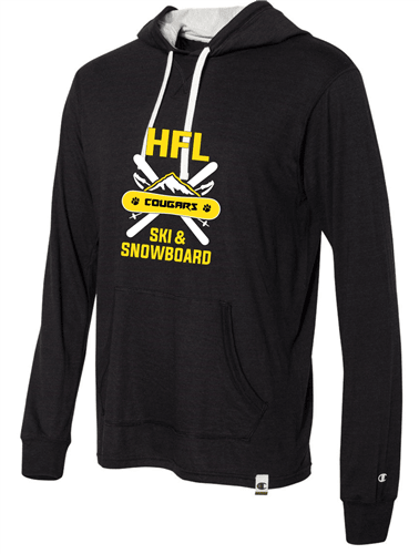 CHAMPION PREMIUM TRI-BLEND JERSEY HOODED TEE