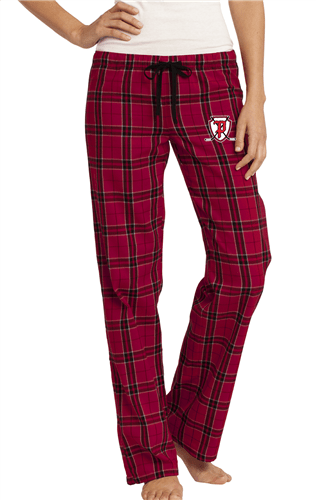 DISTRICT FLANNEL PLAID PANTS - LADIES