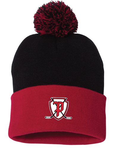SPORTSMAN KNIT CUFFED BEANIE WITH POM - 3 Colors!