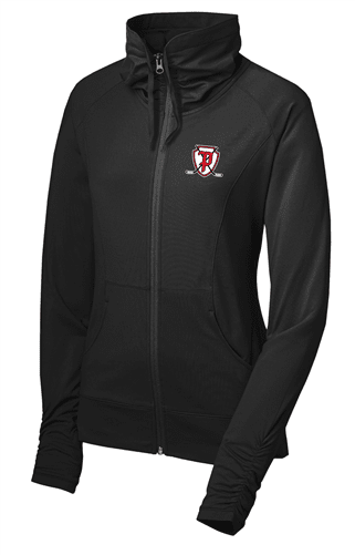LULU-LIKE SPORT TEK STRETCH COWL JACKET LULU-LIKE SPORT TEK STRETCH COWL JACKET