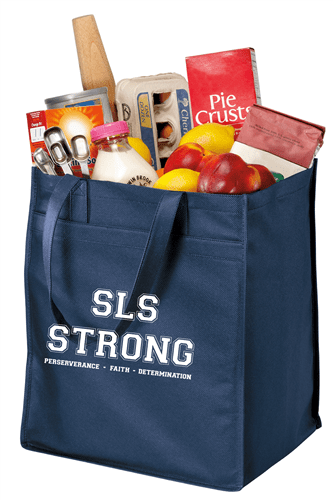 EXTRA WIDE RECYCLE GROCERY TOTE