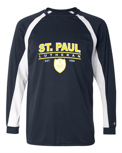 BADGER PERFORMANCE COLORBLOCK LONG SLEEVE TEE - 2 Colors