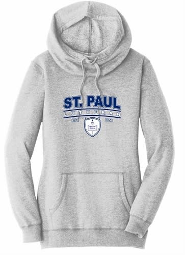 DISTRICT LONG LENGTH COWL FLEECE HOODIE = 2 Colors