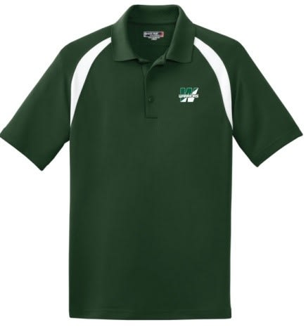 COLOR BLOCK WICKING POLO - 2 COLOR OPTIONS