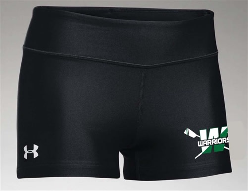 LADIES:  UNDER ARMOUR COMPRESSION 4" INSEAM SHORTS