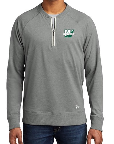 NEW ERA SUEDED LIGHTWEIGHT 1/4 ZIP PULLOVER - 2 COLORS
