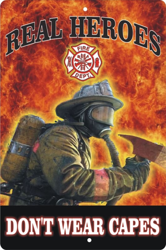 REAL HEROES personalized aluminum sign Novelty Custom signs, personalized signs, Decorative signs, Aluminum signs, airbrush