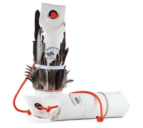 Feather throw dummy