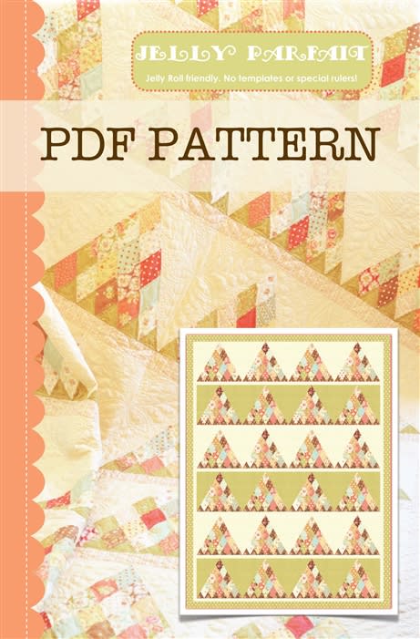 Our newest unique jelly roll pattern...because our mission to make interesting jelly roll patterns that don't look like jelly roll patterns continues!
