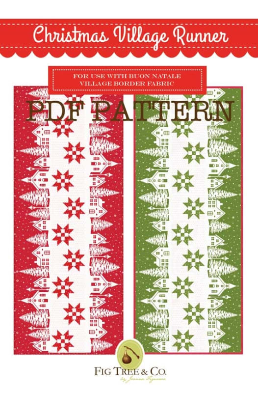 Christmas Village Runner Downloadable Christmas Village Runner Downloadable