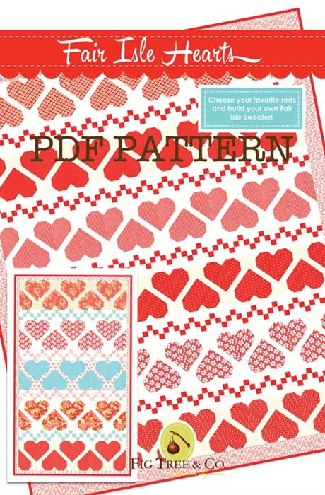Fair Isle Hearts Downloadable