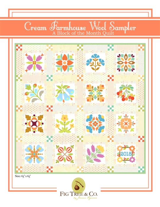 Cream Farmhouse Wool BOM PATTERN SET