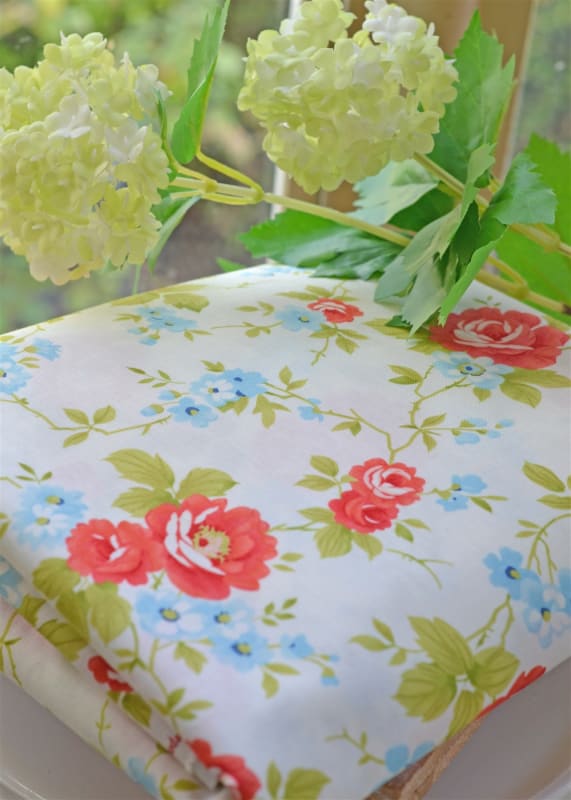 FIGS & FRIENDS BACKING #2: IVORY FLORAL BACKING