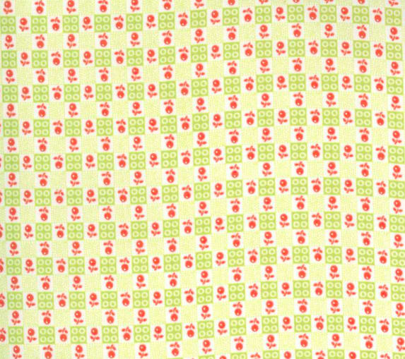 GREEN & RED CHECKERBOARD Backing Special