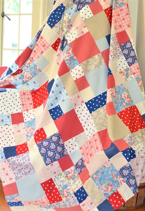 Scrappy Americana Patchwork: ROUND II- 1 left