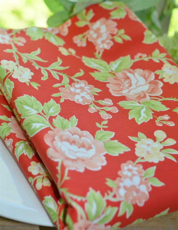 RED CABBAGE ROSE Backing Special