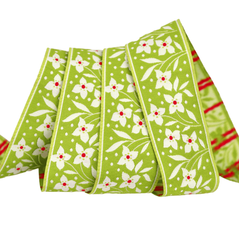 RIBBON: Green Wilflowers RIBBON: Green Wilflowers