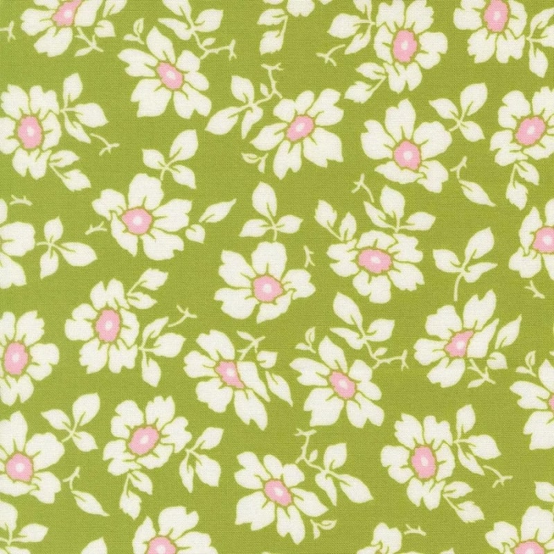SWEET CLOVER: Dk. Green Dogwood Backing