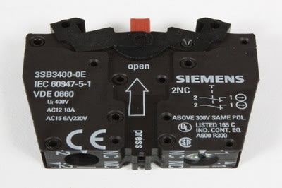 Emergency Stop Connection -- 3SB3400-OE