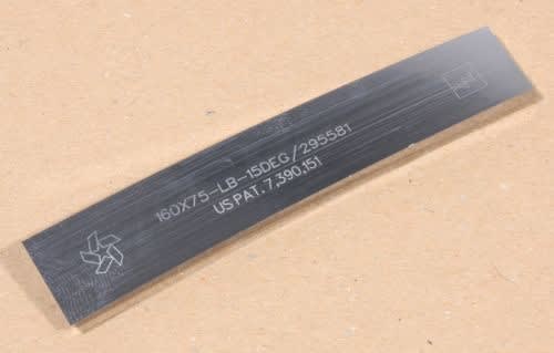Helicarb Knife (Hydrohead) - 75mm L/B  15deg