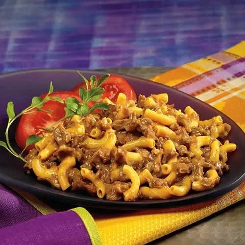 Cheesesteak Pasta noodles healthy bariatric diet protein entree meal