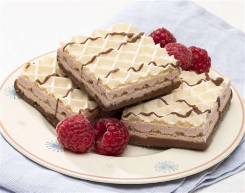 raspberry wafer protein bar snack diet food bariatric