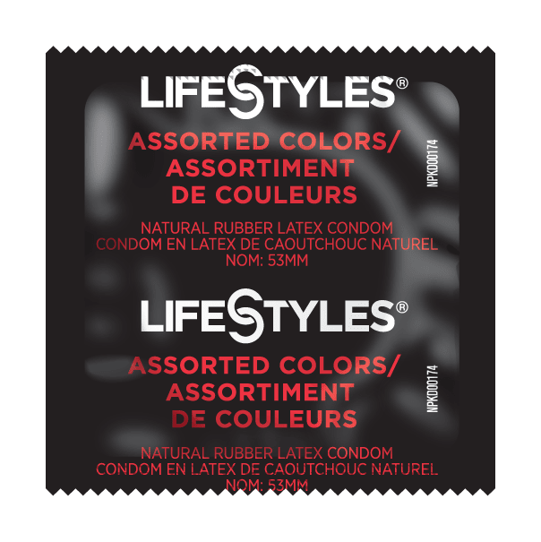 LifeStyles Assorted Colors Condom - 1,000ct