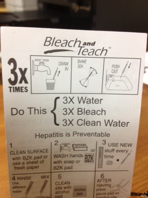 photo of Bleach & Teach Card